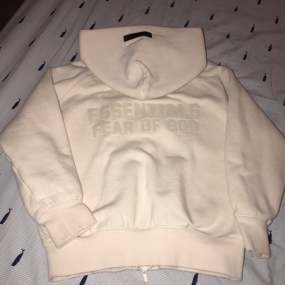 Essentials Fear of God Cream Hoodie